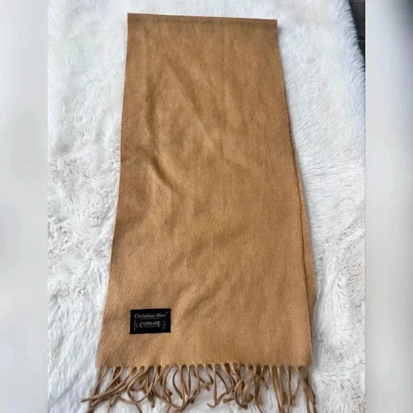 Christian Dior Tan Scarf NEW - Picture 1 of 3